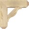 Ekena Millwork Funston Craftsman Rough Sawn Bracket w/ Offset Brace, Douglas Fir, 6"W x 16"D x 16"H BKT0604X16X16FST04RDF - alternate 3